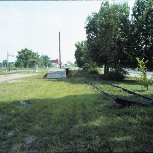 Rogers, Arkansas - July 1989 - Team track and loading dock looking South