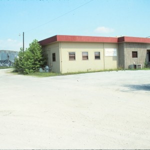 Rogers, Arkansas - July 1989 - Vinegar works at Bentonville lead looking East