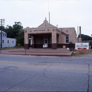 Fayetteville, Arkansas Depot - July 1989 - Looking North