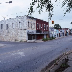 Fayetteville, Arkansas - July 1989 - East view from depot