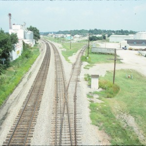 Monett, Missouri - July 1989 - Looking East off South Lincoln bridge