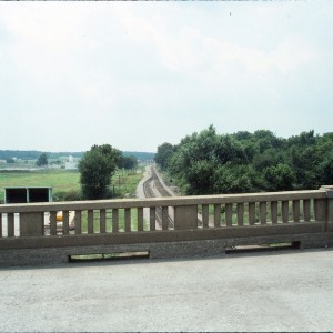 Monett, Missouri - July 1989 - Looking West off South Lincoln bridge