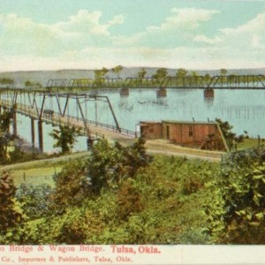 Frisco Bridge Tulsa Postcard