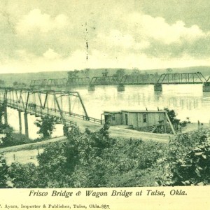 Frisco Bridge Tulsa Postcard