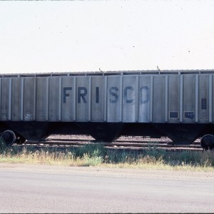 Covered Hopper 79744 - 4750 cubic foot 3 bay PS - August 1983 - Shelby, Montana