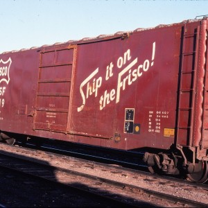 50 Foot Boxcar 47219 - August 1983 - Livingston, Montana
