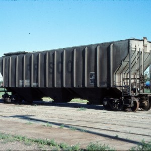 Covered Hopper 79062 (Built June 1967) - July 1989 - Laurel, Montana