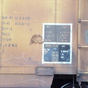 Plugdoor Boxcar 6254 - May 1985 - West End, Montana