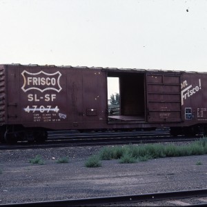 50 Foot Boxcar 47074 - August 1983 - Great Falls, Montana