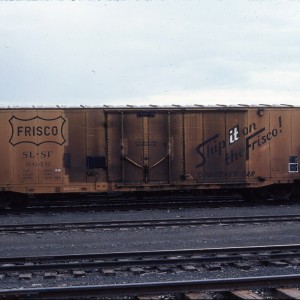 Plugdoor boxcar 6646 60 foot - August 1983 - Great Falls, Montana