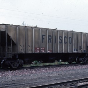 3 bay 4427 cubic foot covered hopper 79323 - August 1983 - Great Falls, Montana