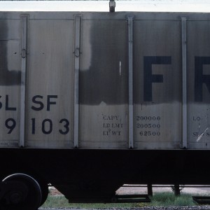 Covered hopper 79103 - August 1983 - Great Falls, Montana