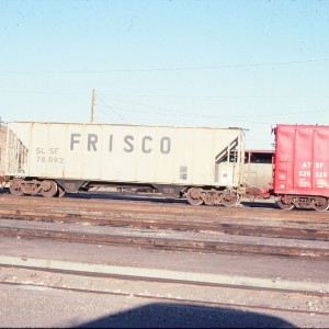 Covered hopper 78892 (2950 cubic feet, built October 1980) - March 1984 - Belen, New Mexico