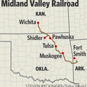Midland Valley Railroad Map