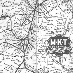 Missouri Kansas and Texas Railroad Map