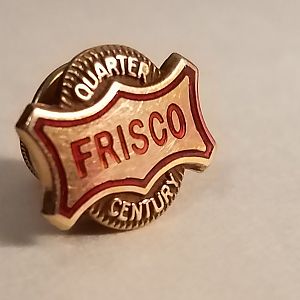 Quarter Century Frisco Lapel Pin