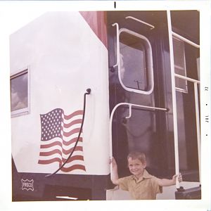 SLSF Caboose 1776 American Flag