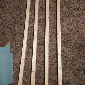 Four 39 1/2in. Legs
