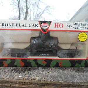 Flat Car With Fuel Tank