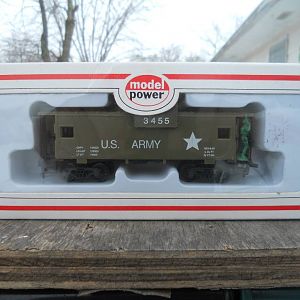 U S Army Caboose