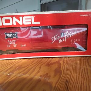 Lionel 9751 boxcar