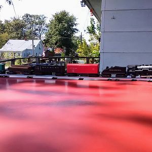 Marx Big Rail Work Train w C&O gondola O gauge