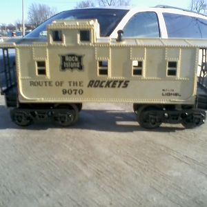 Lionel 9070 Rock Island Caboose (70s Era) O gauge