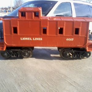 6017 Lionel Lines Caboose (postwar) O gauge