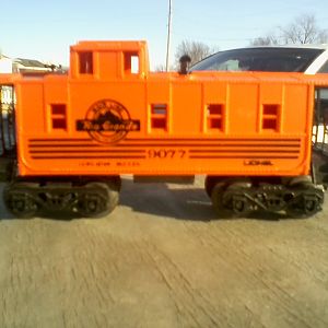 Lionel 9077 Rio Grande Caboose (70s Era) O gauge