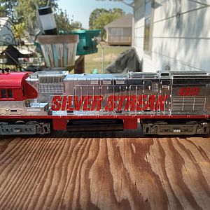 Silver Streak Locomotive