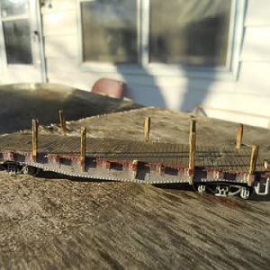 Weather Beaten Log Car (opposite Side)