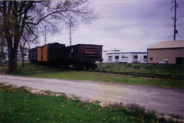 Cars on the old Leaky Roof line in Belton, MO 1991