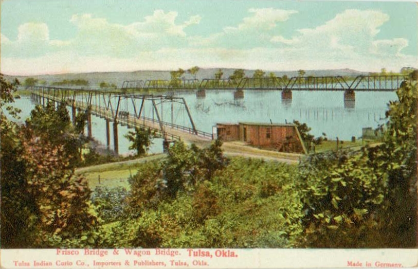 Frisco Bridge Tulsa Postcard