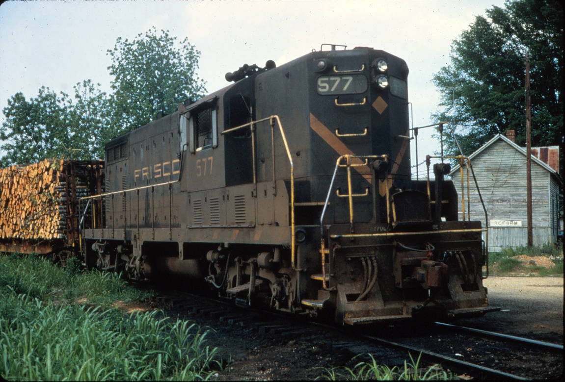 GP7 577 - Reform, Alabama - September 1970 (by Vernon Ryder)