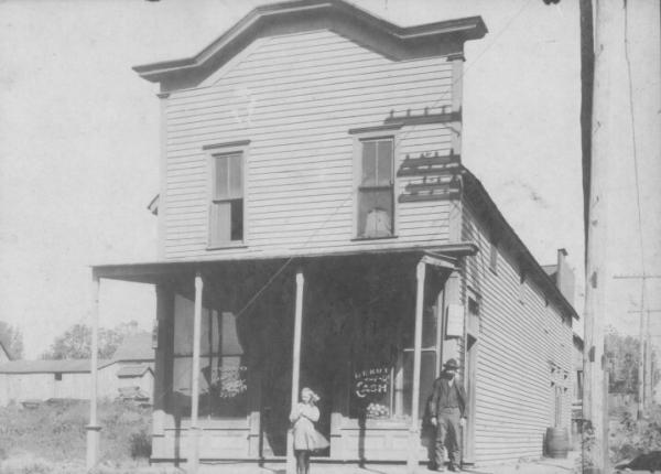jeffries store 1892 1914 Monett MO  For modelers who want to create it. It was the main store for those Frisco folks living "across the tracks"
