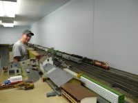 Mike is highballing past world HQ for the QA&P RY on Main Track2.jpg