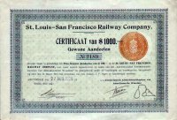 St. Louis & San Francisco R W Co Stock Amsterdam 1929.jpg