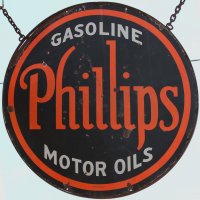 Phillips Gas _ Oil Porcelain Sign - Primarily Petroliana Shop Talk.jpg