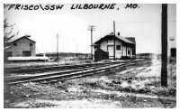 Frisco - SSW Depot Lilbourn, Mo ca 1950s.jpg