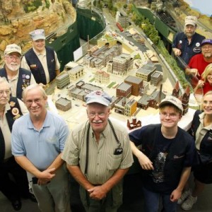 Several of the TWMRC folks posing for a Star Telegram photo