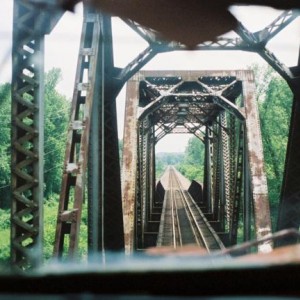 Crossing Meramec River Bridge. Cuba Subdivision MP 36.6 near Pacific, MO - 5/31/2007