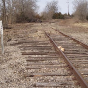 2008 Clinton Mo Frisco ROW looking north from Sedalia ave.