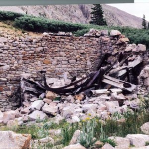 The South Park maintained a stone engine house at Alpine.  The remnants of a water tank can be seen in the corner of the engine house
