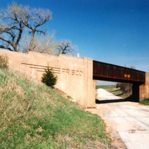 Frisco Old K96 Overpass5 - West of Beaumont, South of El Dorado, East of Haverhill and Picknell Corner - Kodak print - 1990s