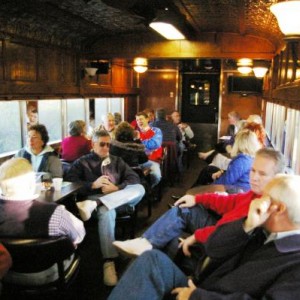 Rear area of Lounge Car #107