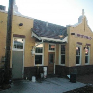 Fayetteville Station (as we passed by non-stop)