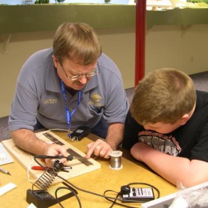 Dec 19 2009 Bob and Ethan Soldering