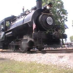 Little River, Vulcan Built 0-4-0t tank engine #1 idling during Train Festival 2009.