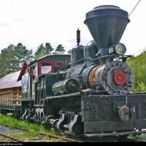 Locomotive #8 two-truck Shay (Formerly The ES&NA RR Locomotive #8) Now located in Croghan, New York on The Lowville & Beaver River Railroad.