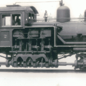 Locomotive #8 as Locomotive #2 when built.